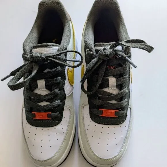 Nike Air Force 1 CACTUS LV8 GS Vivid Sulfur GREEN FV3647-171 Youth 7Y | Wmn's 9 - Picture 2 of 7